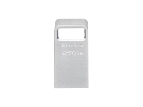 USB MEMORIJA KINGSTON DTMC3G2/256GB/DATATRAVELER MICRO/3.2/SREBRNA